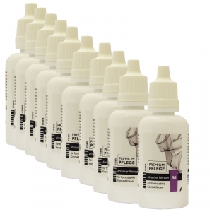 Premium Pflege Abrasiver Reiniger fr formstabile Kontaktlinsen 10 x 30 ml Sparpack