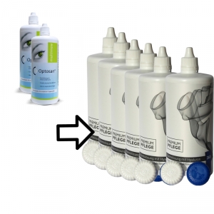 Aus Optosan Multiview wird  Premium Pflege Kombilsung Hyaluron 6 x 360 ml / 6 Behlter