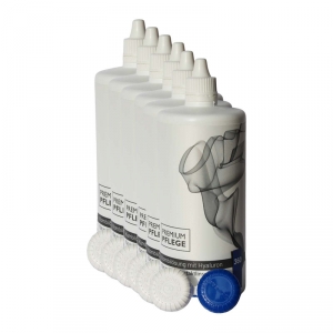 Premium Pflege Kombil�sung mit Hyaluron - 6 x 360ml / 6x Beh�lter