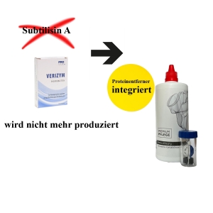 Ersatz f�r Verizym Enzymtabletten --- Premium Pflege Peroxidl�sung 360 ml- 1 Beh�lter / mit integrierten Proteinentferner