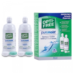OPTI-FREE PureMoist Vorratspack (Alcon) 2X 300 ml, 2 Behlter