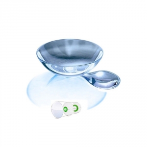 Silikon Hydrogel vs. biokompatible Kontaktlinse (sphrisches Testset mit 2 unterschiedlichen Linsen)