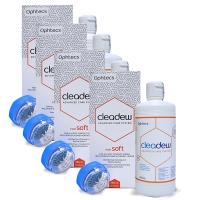 Cleadew for soft Sparpack 4 x a (385ml + 30 Tabletten) Ophtecs