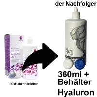 Aus All In One Light 360ml Cooper Vision wird Premium Pflege Kombilsung mit Hyaluron 360ml / 1Behlter