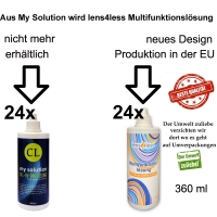 Aus MY SOLUTION All-in-One Lsung Mega- Sparpack 24 x 360 ml wird Lens4Less Multifunktionslsung 24 x 360 ml